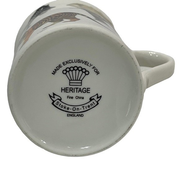 Heritage England Fine China Stoke-On-Trent Coffee Tea Cup African Safari Animals - Picture 6 of 9